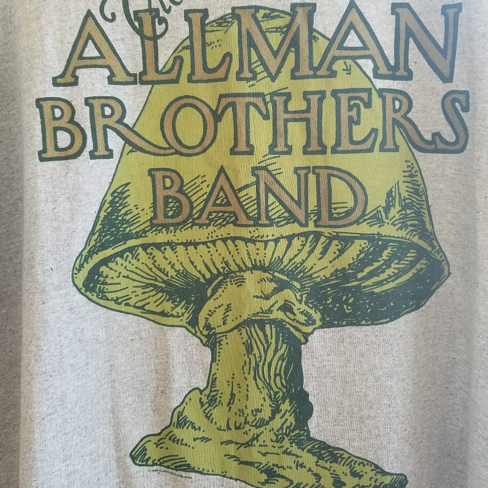 SOLD Allman Brothers 7 Turns '90 tour Tshirt